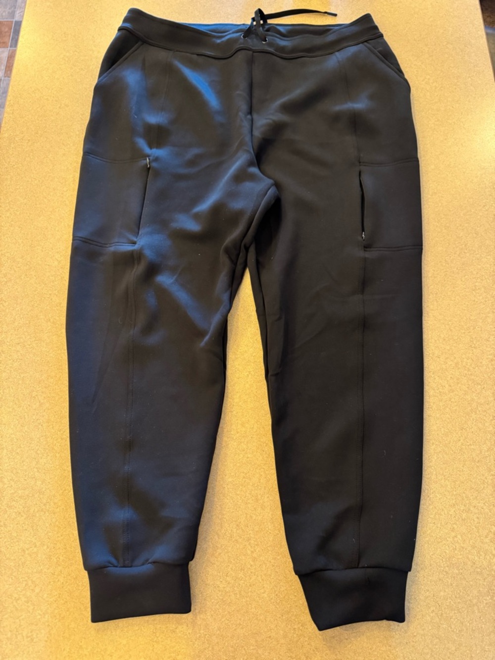 32 Degrees Black Women's Track Joggers with Drawstring Waist